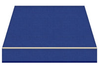 Tenda da Sole a Bracci Estensibili su Barra Quadra Tempotest Para', col. Blu 10, Largh. 3m x Sporgenza 1.60m con Arganello Destro