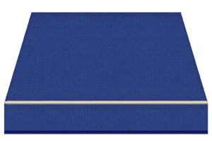 Tenda da Sole a Bracci Estensibili su Barra Quadra Tempotest Para', col. Blu 10, Largh. 3m x Sporgenza 1.60m con Arganello Destro