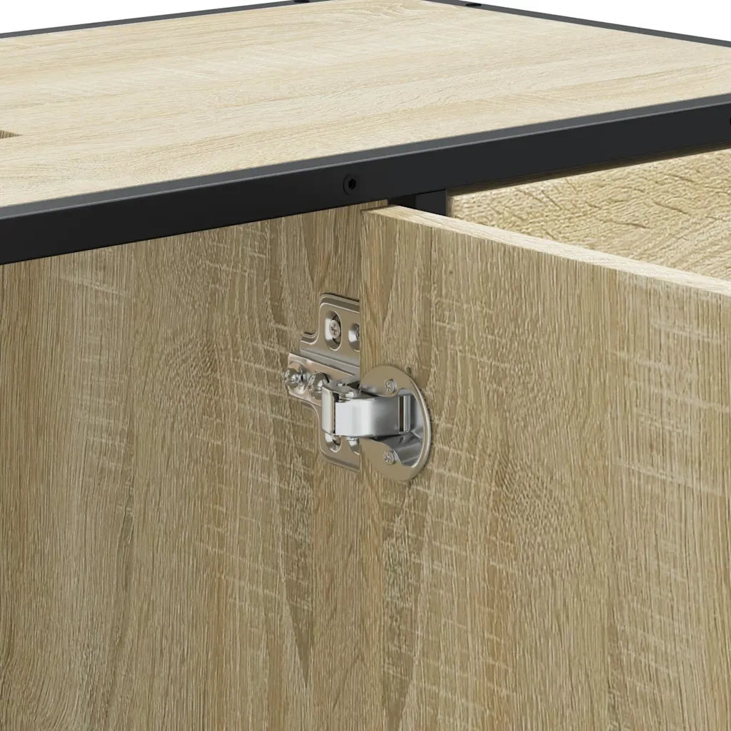 Mobile Lavabo Bagno Rovere Sonoma 60x30x60 cm Legno Multistrato 849280