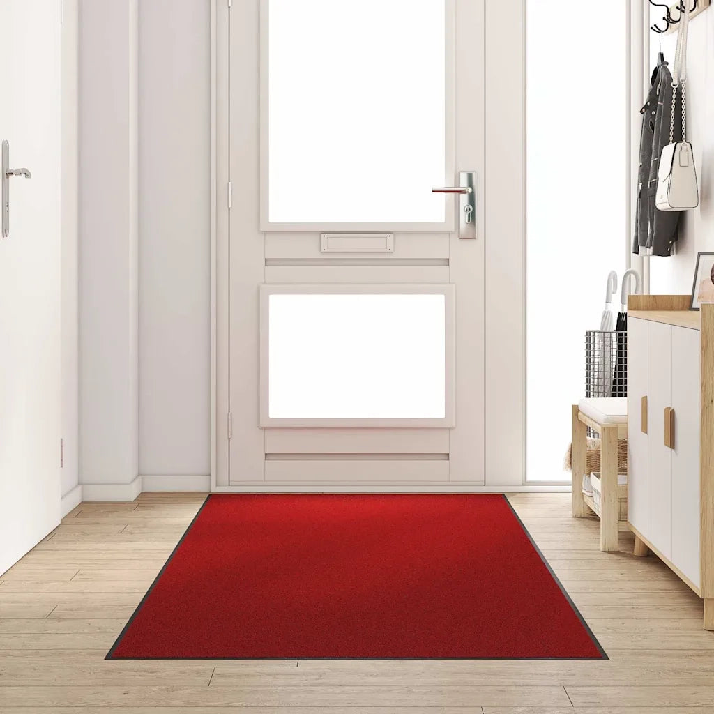 Tappetino Rosso e Nero 120 x 250 cm 100% Poliammide 4100725