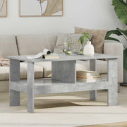 Tavolino da salotto Grigio cemento 90 x 50 x 45 cm 8000255