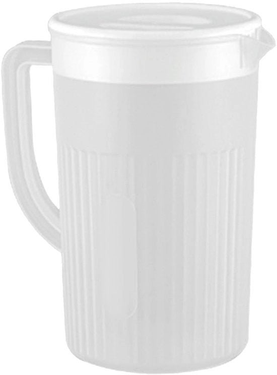 Acquario Grande Capacità - Acquario con Coperchio - Vasca per Bevande - Adatto al Congelatore - 2,7 Litri - Resistentente a Temperature Elevate