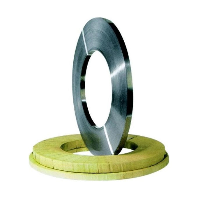 Machieraldo 8012947814857 Reggetta in Acciaio 13x0.50 mm 31Kg con Bordi Arrotondati Antitaglio colore Acciaio