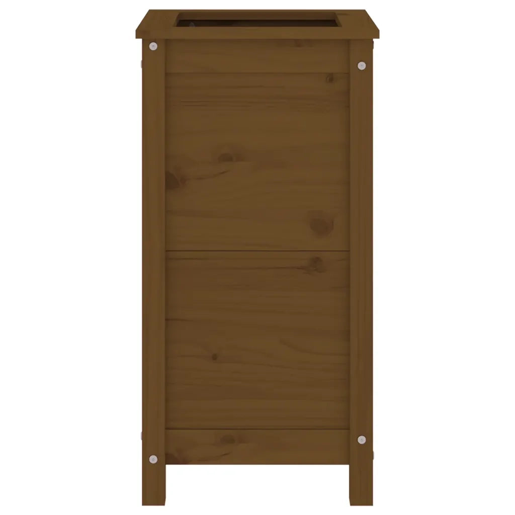 Fioriera da Giardino Ambra 40x40x78 cm Legno Massello di Pino 825278