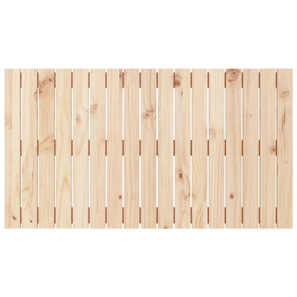 Testiera da Parete 108x3x60 cm in Legno Massello di Pino