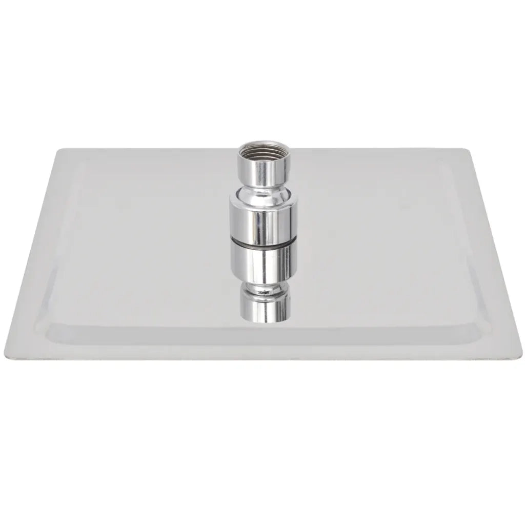 Testa Doccia a Pioggia in Acciaio Inossidabile 20x20cm Quadrata 142159