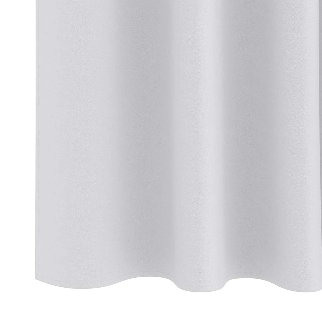 Tende Blackout con Anelli 2 pcs Grigio chiaro 175 x 140 cm 4107459