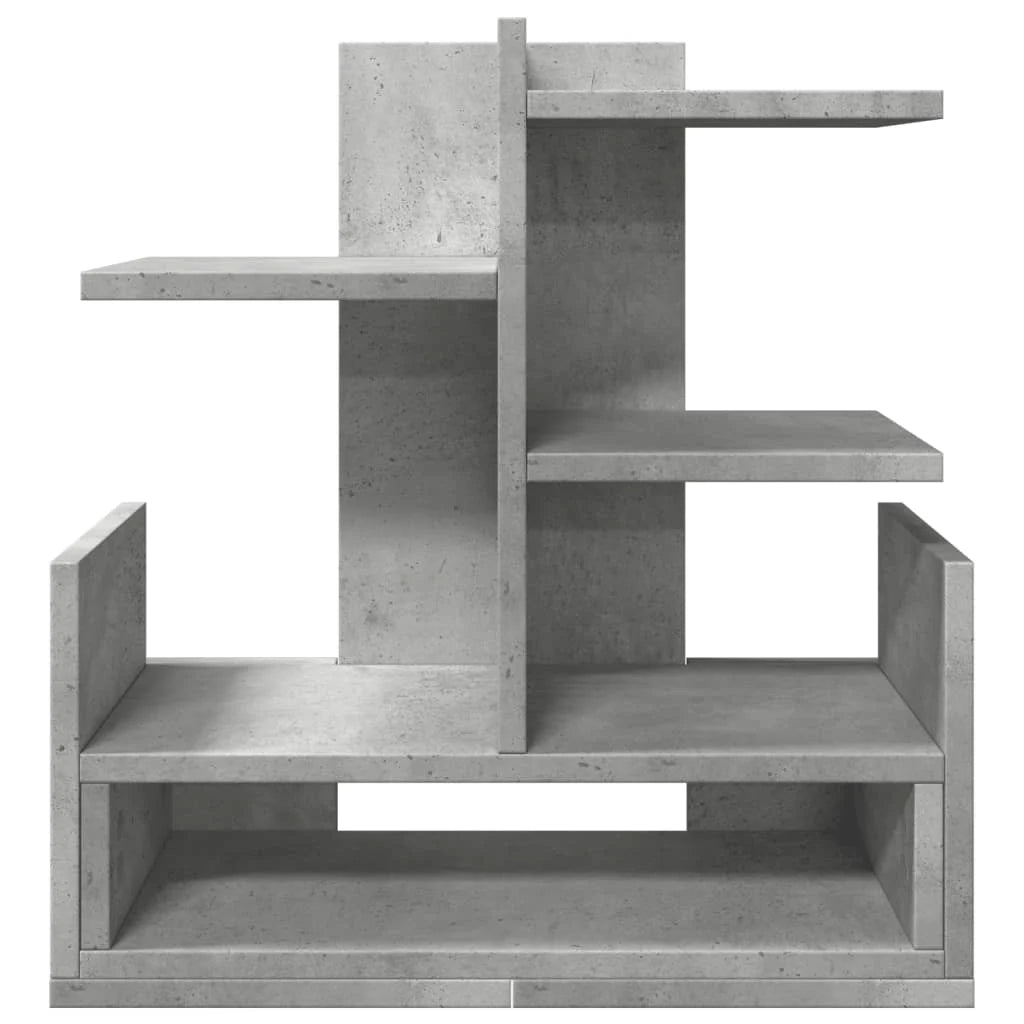 Mobiletto portaoggetti per ufficio 49 x 20 x 52,5 cm Grigio cemento 02_0043572