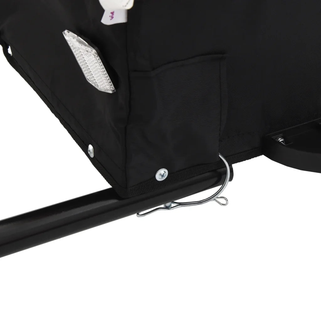 Rimorchio da Bici Nero e Arancione 30 kg in Ferro CFW8687017