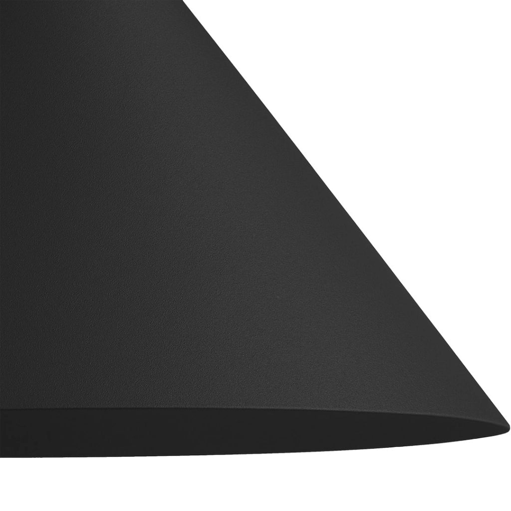 Applique moderna nera cono 1xGX53 10W Capital Milagro