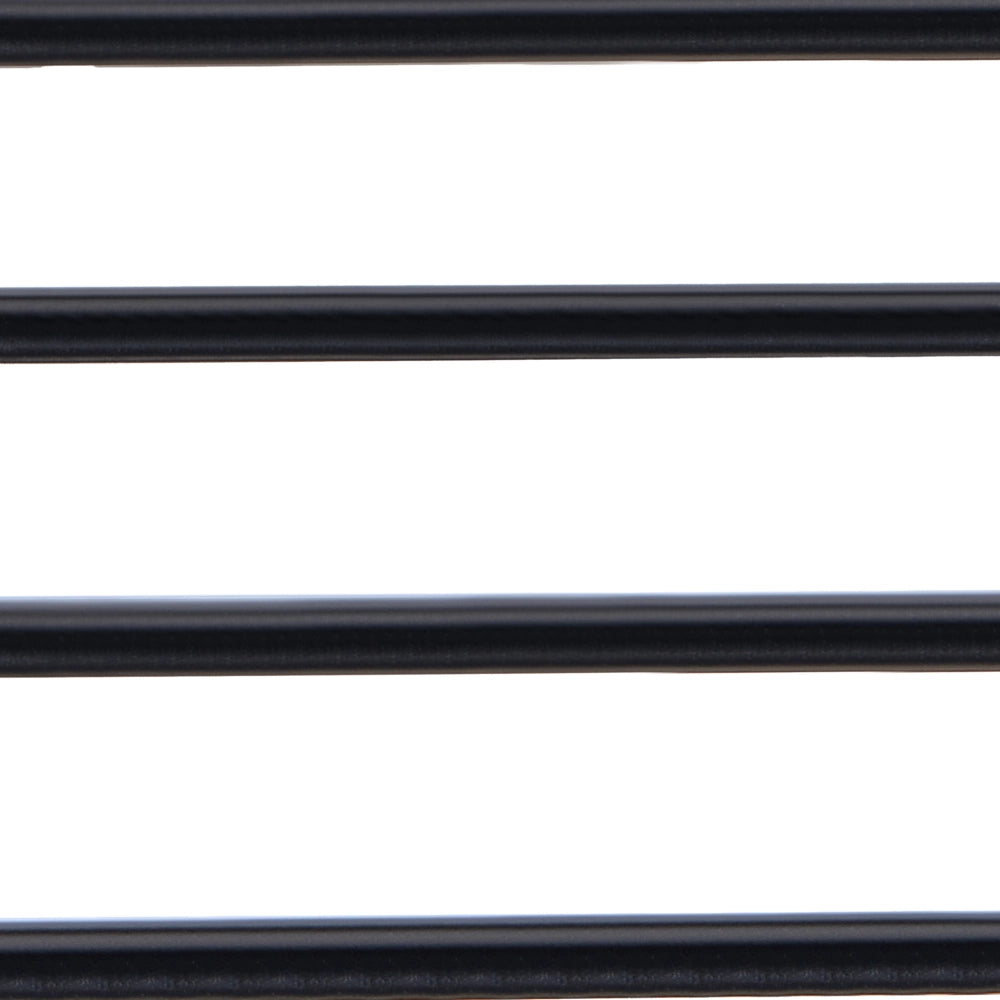 Set di 2 sedie da giardino con telaio in acciaio nero impilabili da esterno per patio stile moderno