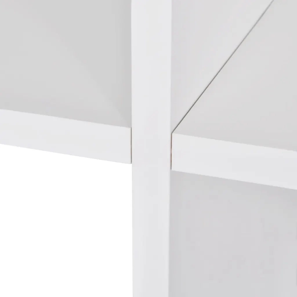 Libreria / Scaffale Espositore a Scala 142 cm Bianco 242550