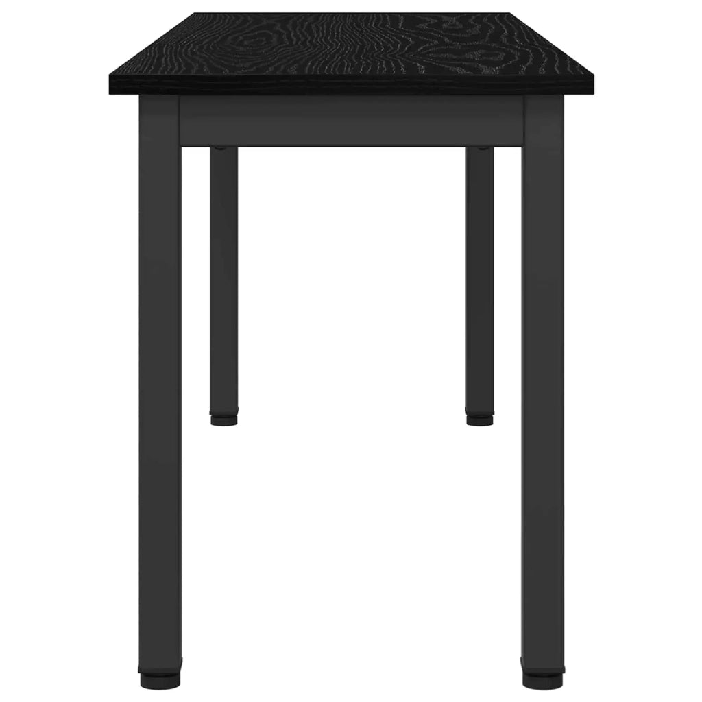 panchina Rovere Nero 110 x 35 x 45 cm Legno multistrato