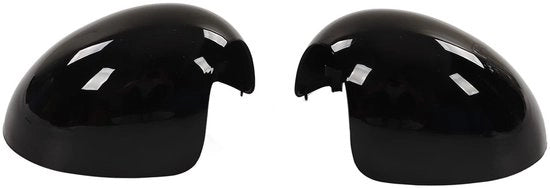 Copertura per Specchietto Retrovisore - Nero Luccicante - Copertura Esterna per Specchietto - 1 Paio Lato Sinistro/Destro - Sostituzione per R55/R56/R57/R58/R59/R60/R61 - Materiale ABS Duraturo - Cappuccio Specchietto