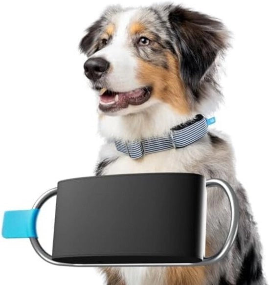 Sistema di Tracciamento GPS per Cani - Tracciatore per Cani - Système di Tracciamento GPS per Animali Domestici - Tracciatore GPS per Cani - Nero