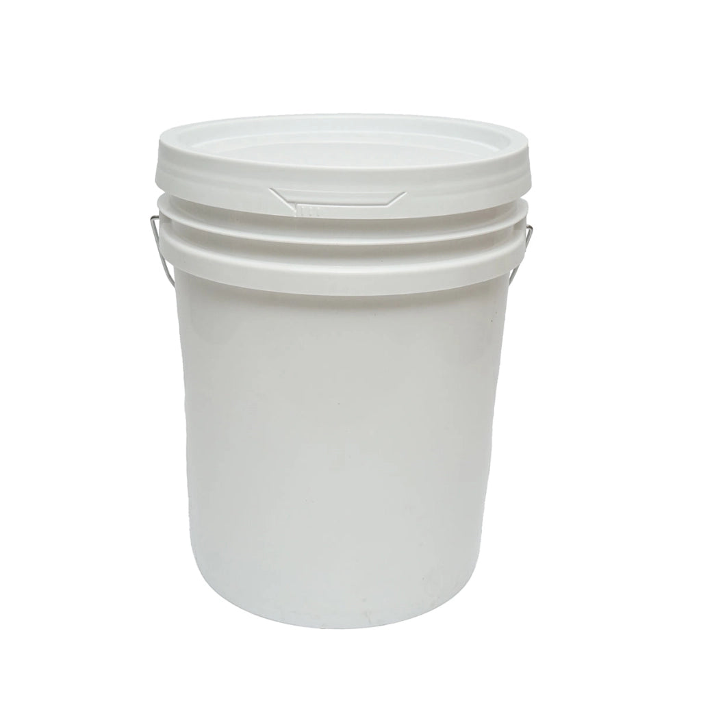 Secchio rotondo in plastica 20L con coperchio per miele di api