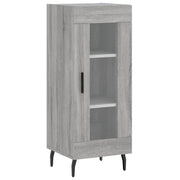 Credenza | Madia | Buffet da pranzo | Armadio da pranzo Grigio Sonoma 34,5x34x90 cm in Legno Multistrato
