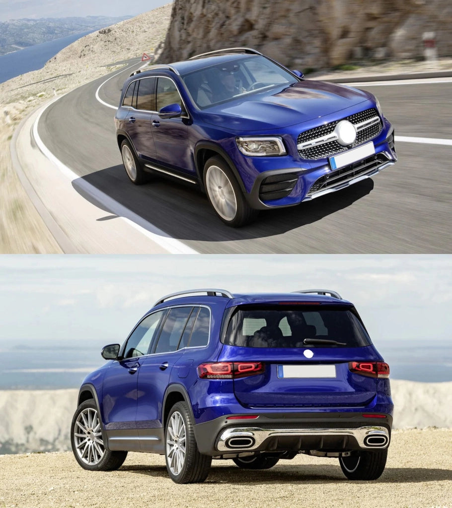 142B-421118 - Tappeto gomma baule - Mercedes-Benz GLB X247 dal 2019-, MERCEDES EQB 2022- Posizione Baule Superiore e Inf