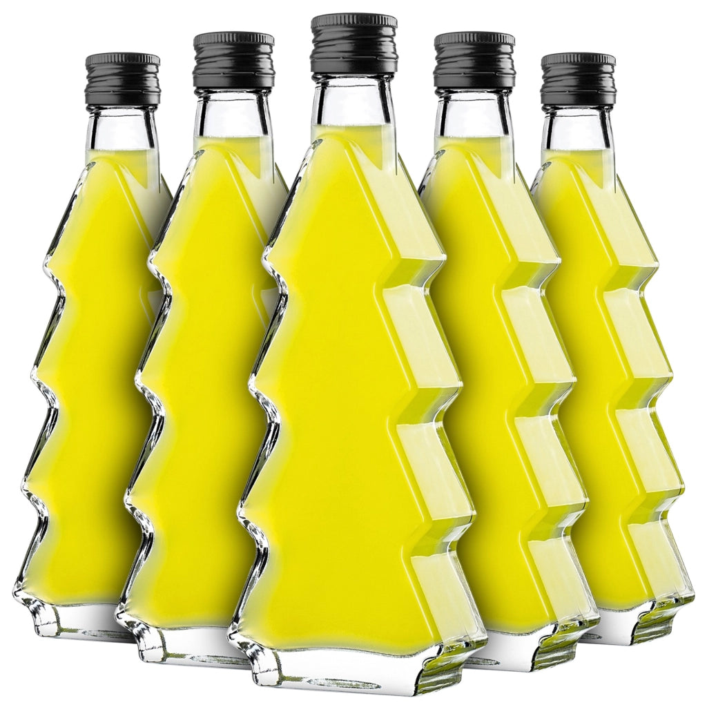KADAX Butelka choinka 200ml pakiet 10szt z zakętką