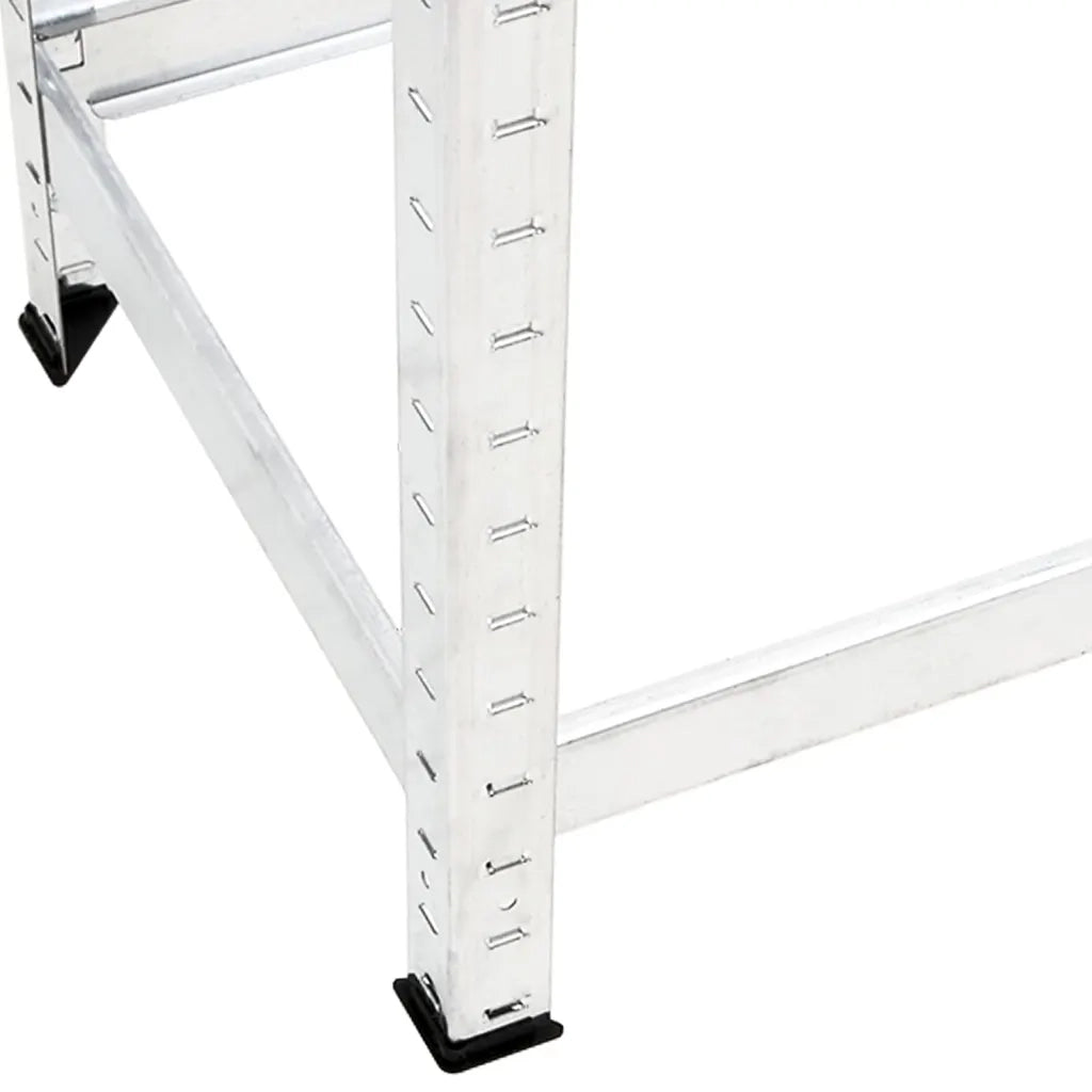 Portapneumatici a 2 Livelli Argento 110x40x110 cm in Acciaio CFW7591648