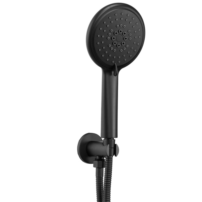 Set Doccia Da Incasso Rea Mild Black Rose Gold + Box