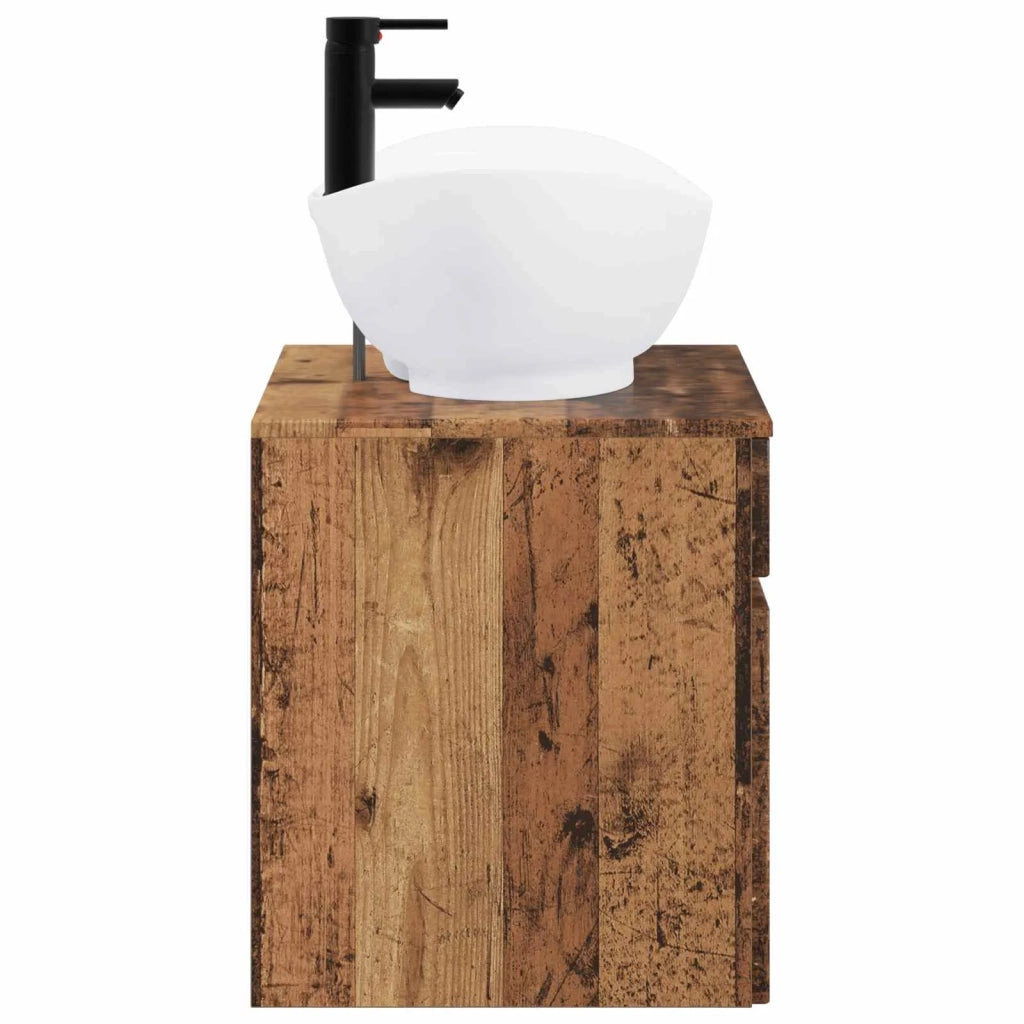 Set di mobili per il bagno Legno antico Legno ingegnerizzato 3404318