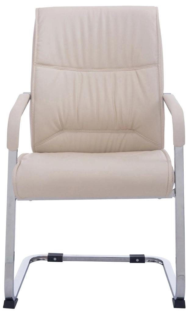 Sedia XL Anubis in similpelle crema