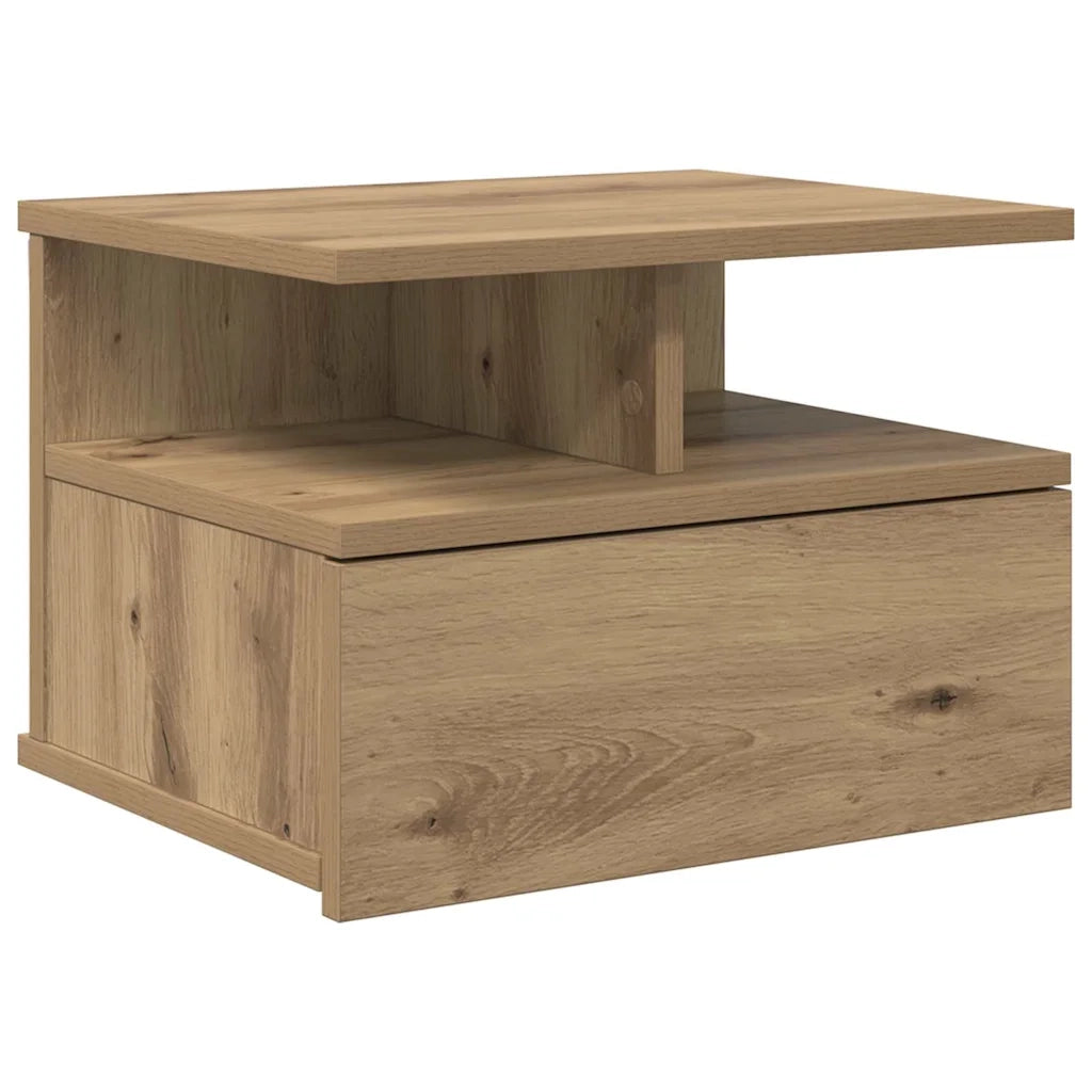 Comodino flottante Rovere artigianale 40 x 31 x 28 cm 871754