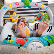 BABY EINSTEIN Sedia a sdraio Neptune - Ocean Explorers, 15 melodie, luci, vibrazioni