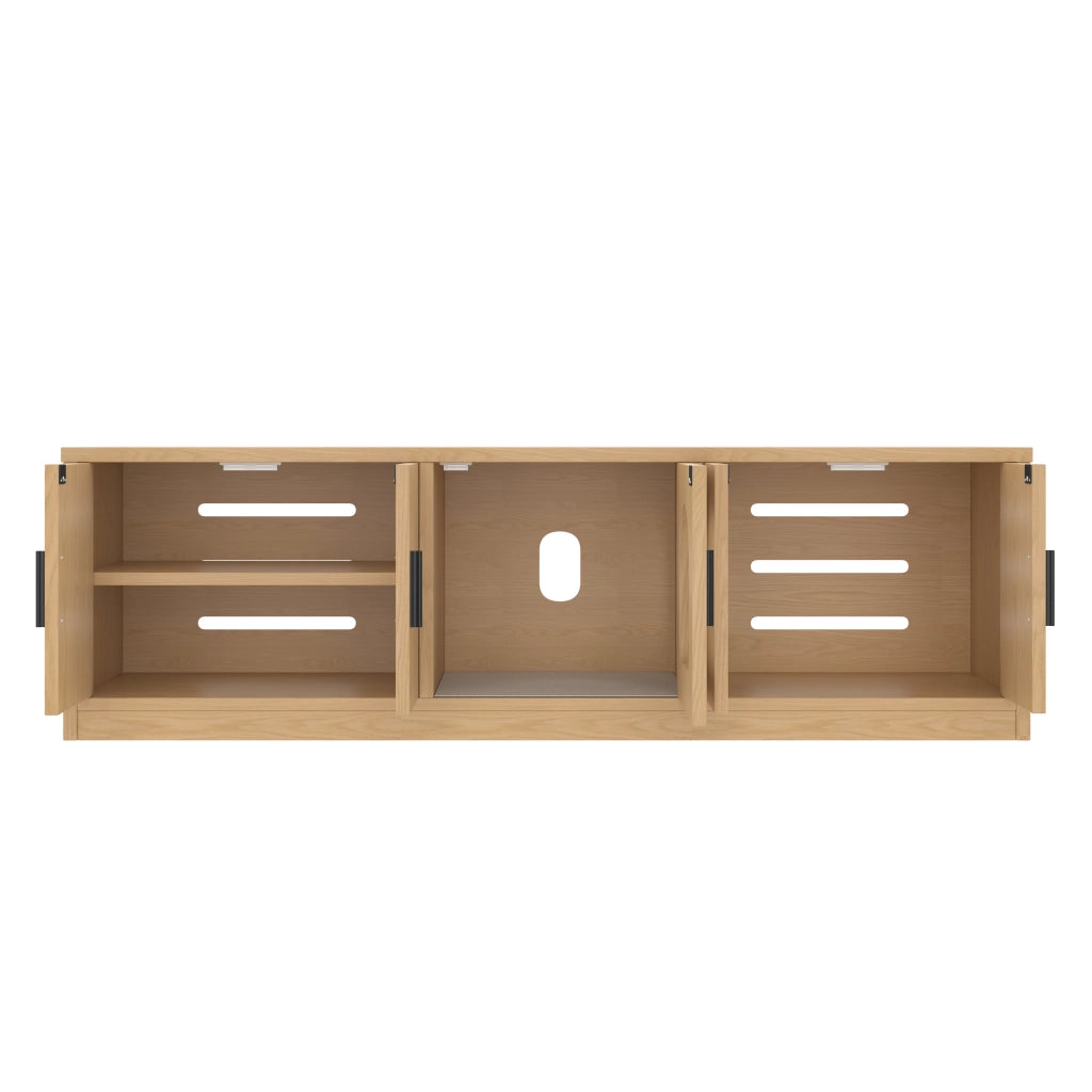 Mobile multifunzionale 4 in 1 per gatti e ingresso, effetto rovere, 140 x 40 x 45,5 cm