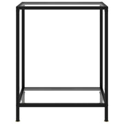 Tavolo Consolle Trasparente 60x35x75 cm in Vetro Temperato 322827