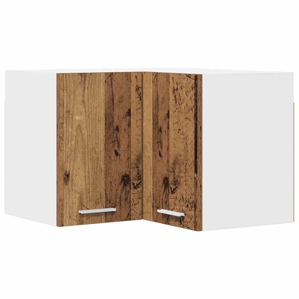 Armadio pensile Legno Antico e Bianco 57 x 57 x 40 cm
