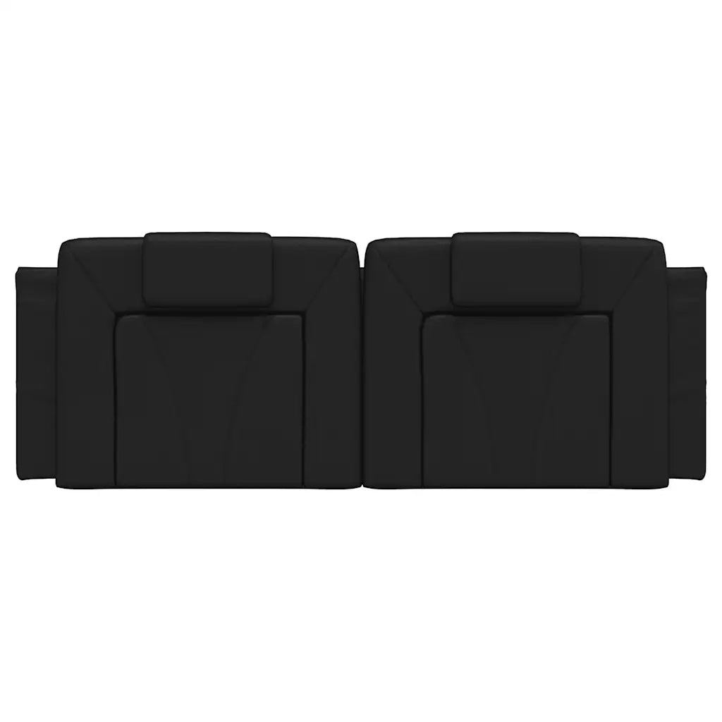 Cuscino Testiera Viana Nero 120 cm in Similpelle CFW4860976
