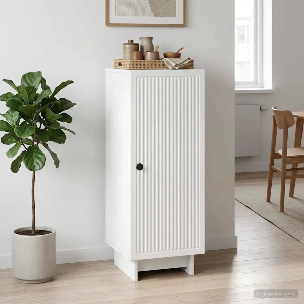 Credenza Bianco 33 x 34,5 x 90 cm Legno ingegnerizzato 893905