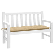 Cuscino per Panca da Giardino Beige Mélange 120x50x7cm Tessuto 4002545