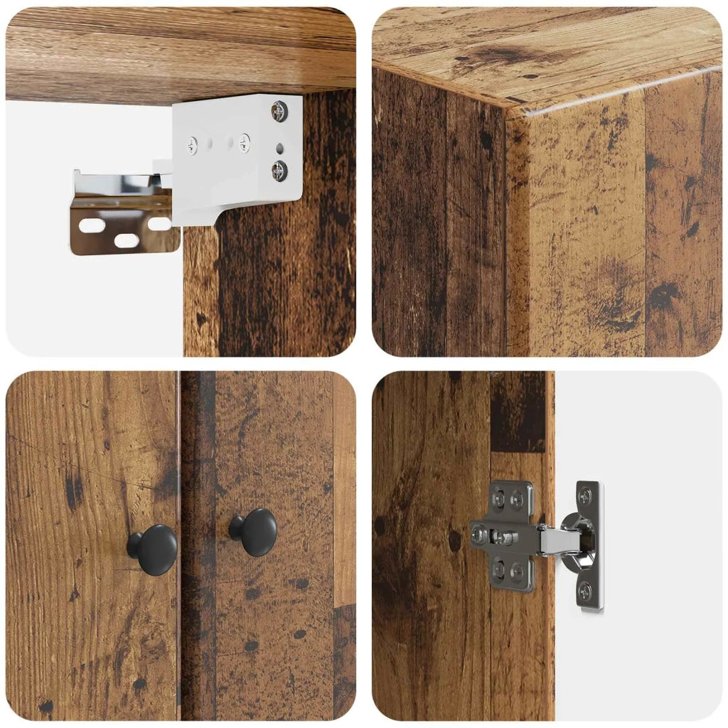 Set di armadi 2 pz Legno antico Legno ingegnerizzato 3416869