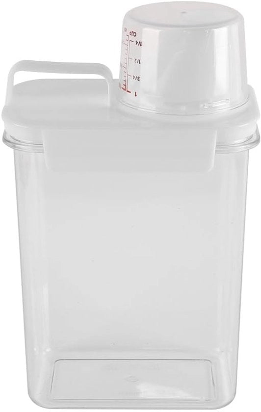 Dispensatore di Detersivo 1800ml - Contenitore di Stoccaggio - Setola Regolabile - Compatta - Ciotola per Cottura - Materiale Sicuro - Contenitore di Stoccaggio