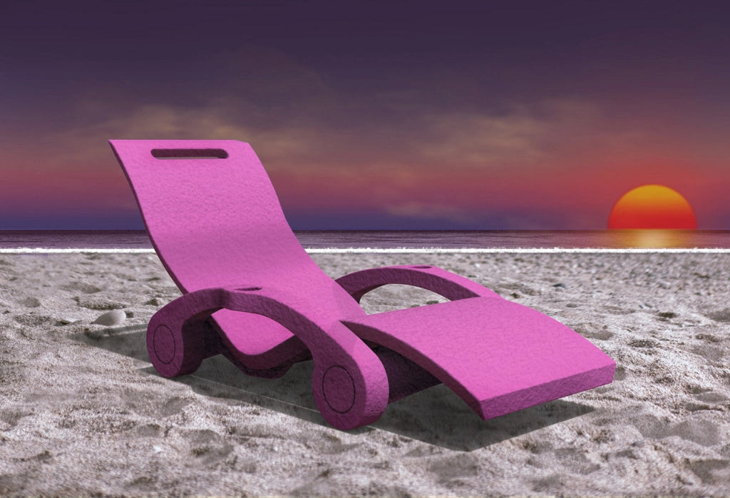 Lettino Chaise Longue Galleggiante da Esterno Giardino Arkema Serendipity Viola