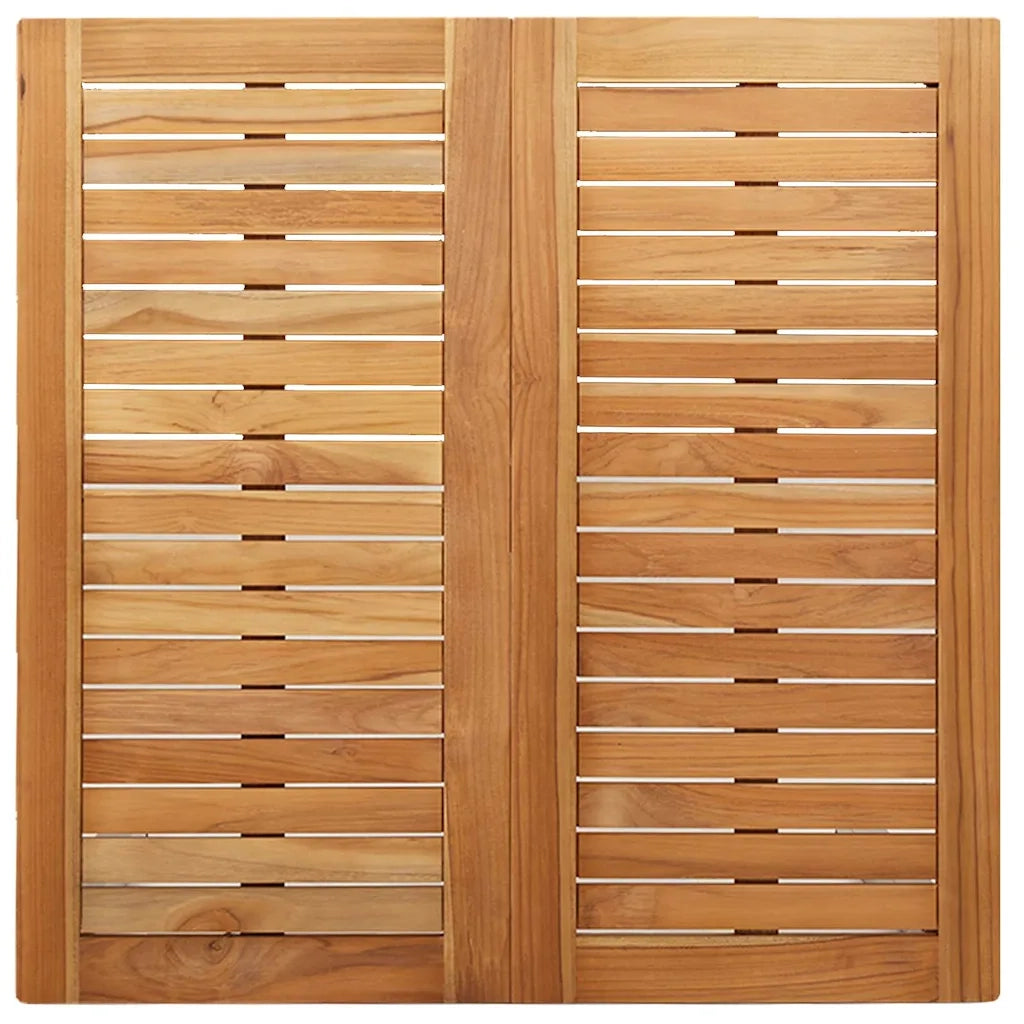 Set da Pranzo per Giardino 3 pcs Marrone Legno di teak solido 3334781