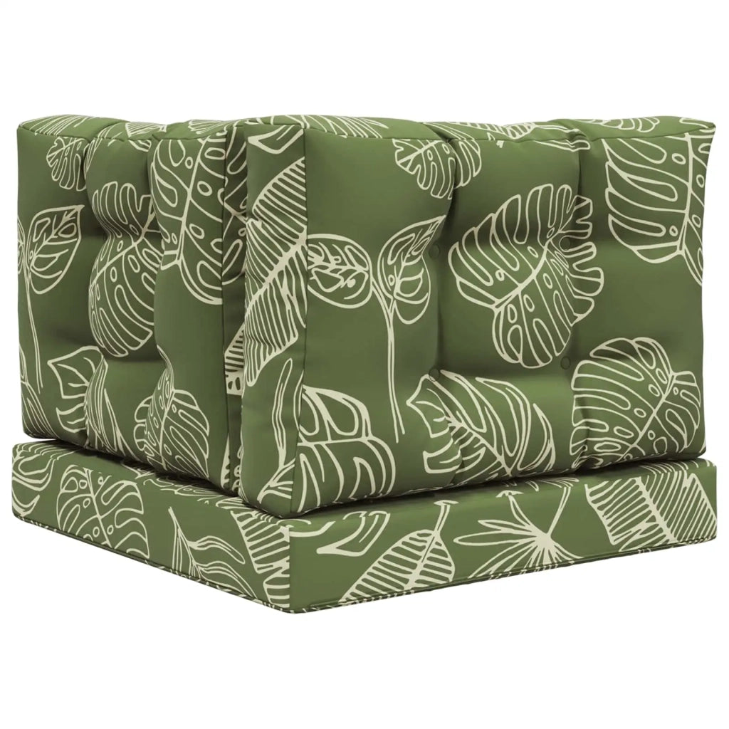 Cuscino per divano da esterno 3 pcs Design a foglia Poliestere