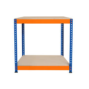 Banco da Lavoro a 2 Ripiani S-Rax - Postazione di lavoro 300kg - 90x45x90cm