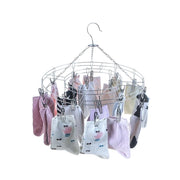 Trade Shop - Stendibiancheria 15 Mollette Tondo Diametro 30cm In Acciaio Stendino Biancheria -
