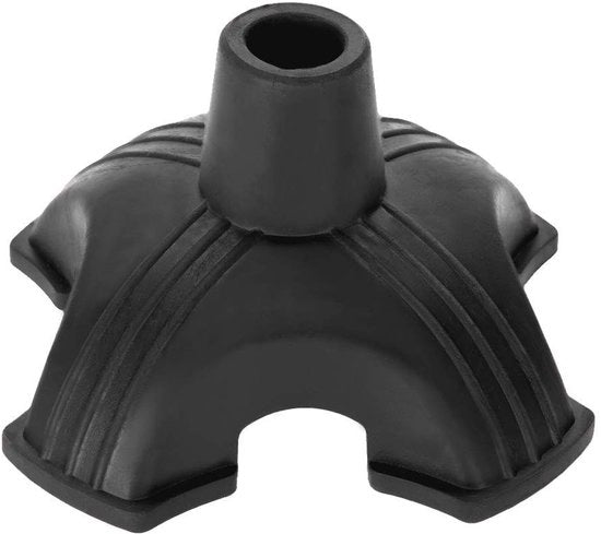 Staffa antislittamento con base in gomma - Staffa di sostegno - Stabilità - Supporto - 4 punti di contatto - Adatto per 19 mm - Stanghe