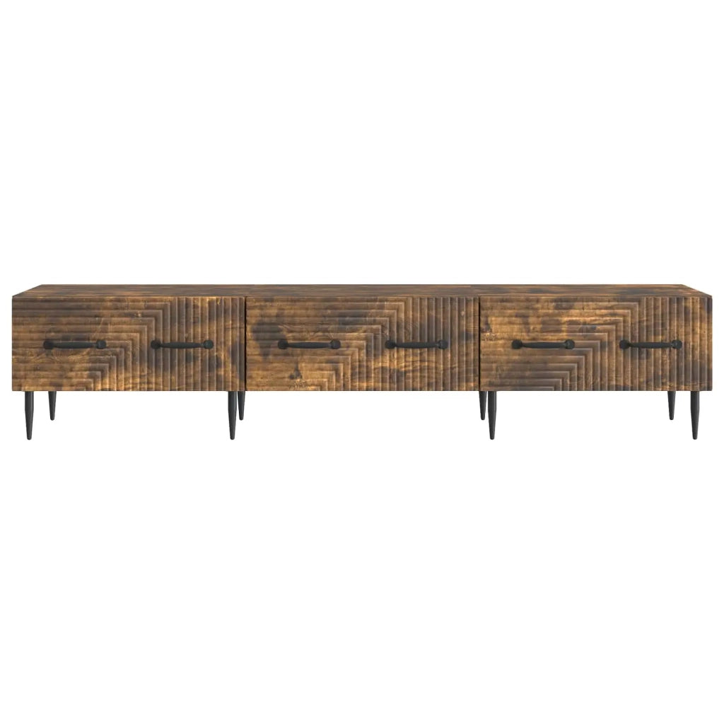 Mobile TV Rovere Fumo 147 x 34,5 x 30 cm Legno ingegnerizzato