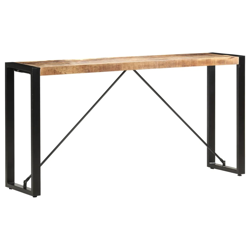 Tavolo Consolle 150x35x76 cm in Legno Massello di Mango cod mxl 54647