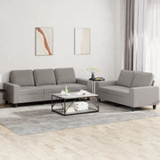 Set di Divani 2 pz Tortora in Tessutocod mxl 110018