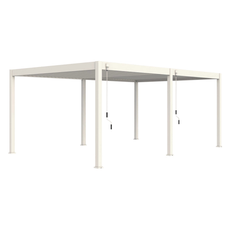 Pergola bioclimatica Ombréa VS autoportante 4x6M - Bianco