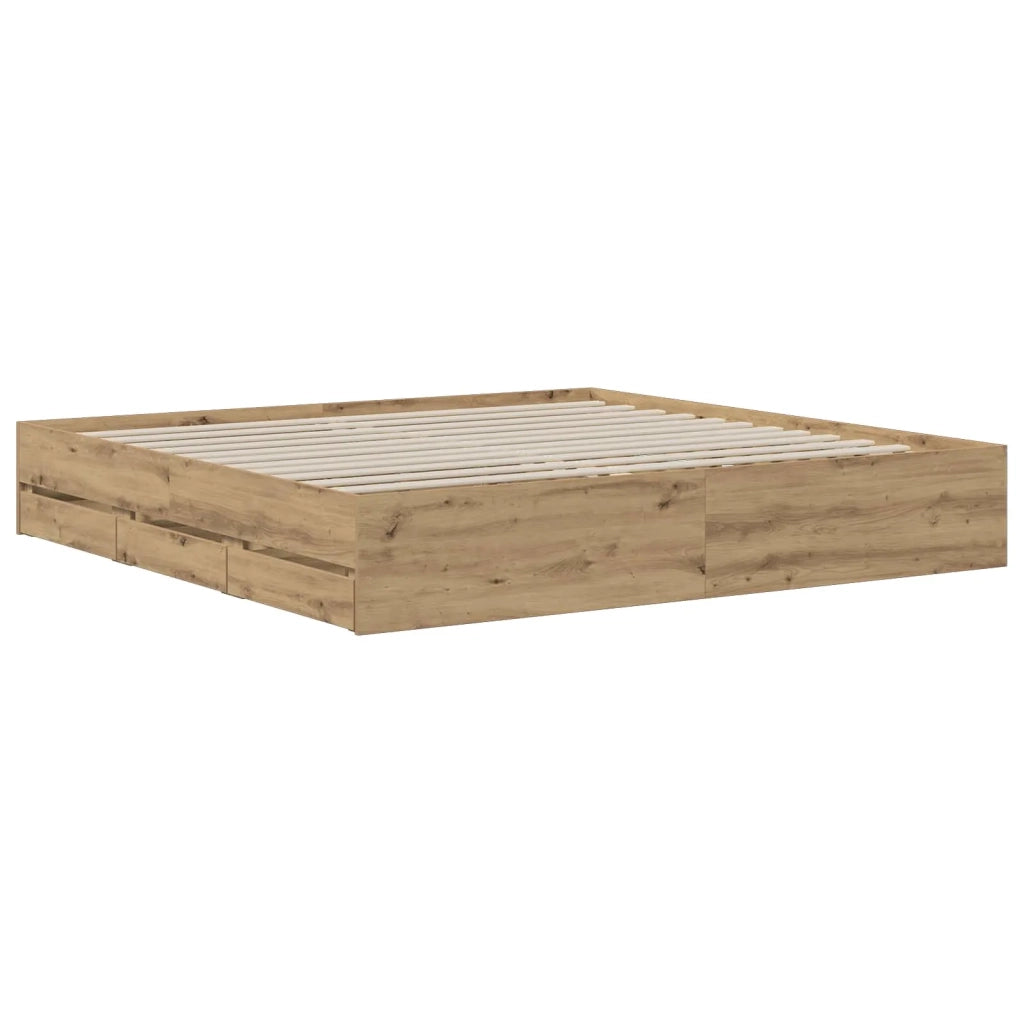 Telaio del letto con storage Rovere Artigianale 180 x 200 cm 3445761