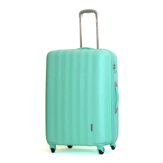 Trolley Valigia Grande Rigida in ABS 4 Ruote TSA Ravizzoni Icon Verde Acqua