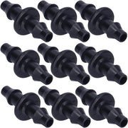 Kit di accessori per giardino per irrigazione a gocciolamento 100 pezzi, connettori a 2 vie 4/7.